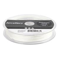 Creativ Company Polyester koord wit, 50m