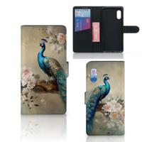 Telefoonhoesje | Met pasjeshouder | voor Samsung Xcover Pro Vintage Pauwen