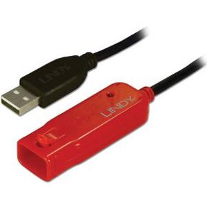 Lindy 8m USB 2.0 Cable USB-kabel USB A Zwart