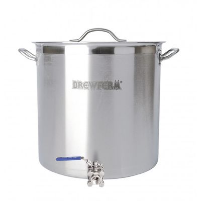 Brewferm brouwketel rvs 70 l met bolkraan (45 x 45 cm)