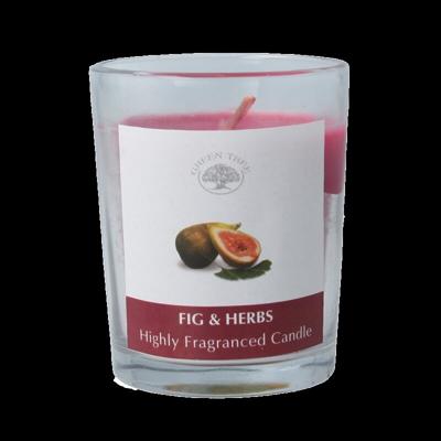 Geurkaars figs & herbs votives 55 Gram
