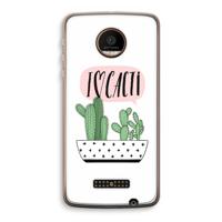 I love cacti: Motorola Moto Z Force Transparant Hoesje