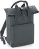 Atlantis BG118 Twin Handle Roll-Top Backpack - Graphite-Grey - 28 x 38 x 12 cm