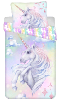 Unicorn Dekbedovertrek - Eenpersoons - 140 x 200 cm - Katoen