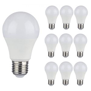 Set van 10 E27 LED Lampen - 8.5 Watt - 4000K Neutraal wit - Vervangt 60 Watt