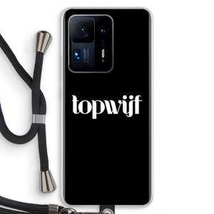 Topwijf Zwart: Xiaomi Mi Mix 4 Transparant Hoesje met koord