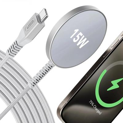 Qi2 mini Wireless Charger - Silver - 1 Set