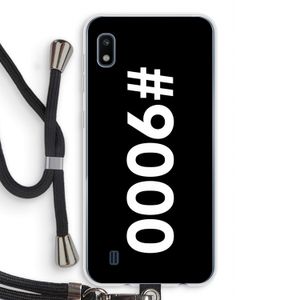 #9000: Samsung Galaxy A10 Transparant Hoesje met koord