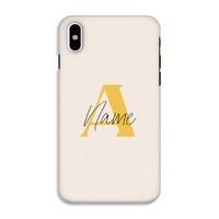 Amber Script: iPhone XS Tough Case