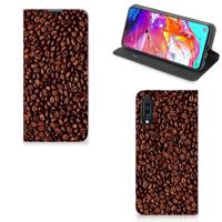 Samsung Galaxy A70 | Flip Style Cover | Koffiebonen
