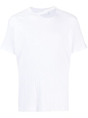 LGN LOUIS GABRIEL NOUCHI t-shirt à découpe - Blanc