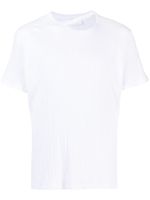 LGN LOUIS GABRIEL NOUCHI t-shirt à découpe - Blanc