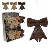 Hang Deco Bow Glitter 9 cm - Nampook