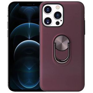 iPhone 13 Pro Max hoesje - Backcover - Ringhouder - TPU - Paars