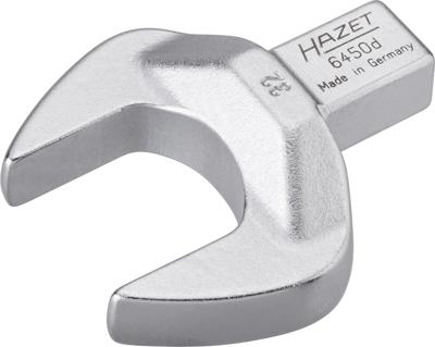 HAZET Insteek-steeksleutel 6450D-32 · 14 x 18 mm insteekvierkant massief · Buiten-zeskant-profiel · SW 32 mm