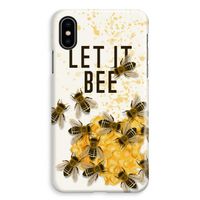 Let it bee: iPhone XS Max Volledig Geprint Hoesje