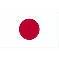 Vlag van Japan mini formaat 60 x 90 cm   -