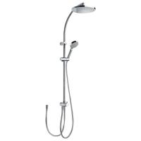 Tres Selection glijstang set met regendouche 103 cm rond chroom