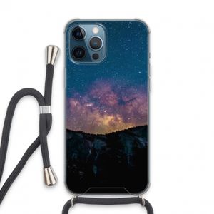 Travel to space: iPhone 13 Pro Max Transparant Hoesje met koord