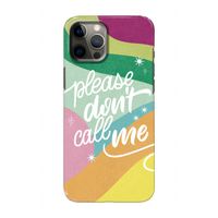 Don't call: Volledig geprint iPhone 12 Hoesje