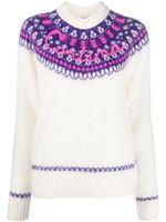 MC2 Saint Barth pull en maille à manches longues - Blanc