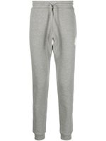 Moncler pantalon de jogging à patch logo - Gris