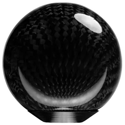 Simagic round shifter knob - carbon fibre, black