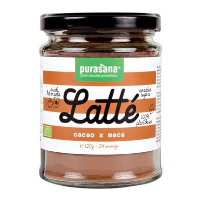 Purasana Latte cacao maca vegan bio Purasana Latte cacao maca vegan bio