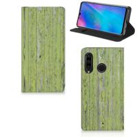 Huawei P30 Lite New Edition Book | Wallet Case | Green Wood