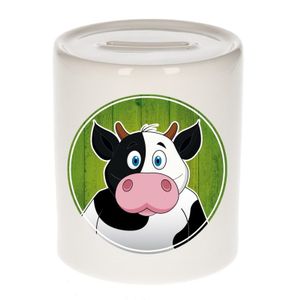 Cadeau kinder spaarpotten koe 9 cm