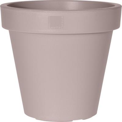 Bloempot ek rond 25 cm taupe - Nampook
