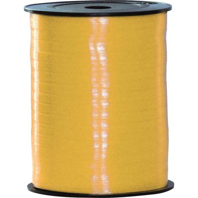 Polyband cadeaulint op spoel - geel - 250 meter - sierlint - cadeauverpakkingen