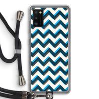 Onderbroken lijn: Samsung Galaxy A41 Transparant Hoesje met koord