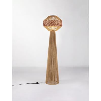 Lyora VloerlampMapi Ø 42cm rood met bruin - 9586607