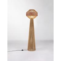 Lyora VloerlampMapi Ø 42cm rood met bruin - 9586607