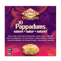 Patak&apos;s - Papadum Naturel (Klaar voor bereiding) - 100g