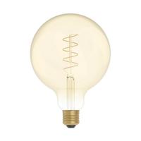 LED Gouden Gloeilamp Carbon Lijn Spiraal Filament Globe G125 4W 250Lm E27 1800K Dimbaar - C07 | Creative-Cables | Lamp kopen | Creative-Cables | Lamp
