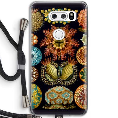 Haeckel Ascidiae: LG V30 Transparant Hoesje met koord
