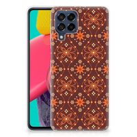 Samsung Galaxy M53 TPU bumper Batik Brown