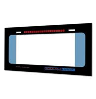 Bovenste Titel En Selecties Glas Vinyl Sticker Voor Rock-Ola 449