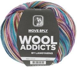 Lang Yarns Move 8-Fach 005 Paars/Turquoise/Offwhite