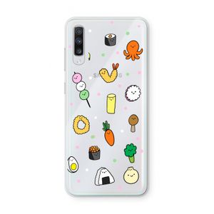 Happy bento friends: Samsung Galaxy A70 Transparant Hoesje