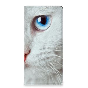 OPPO Reno8 T 4G Hoesje maken Witte Kat