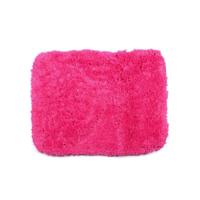 MSV Badkamerkleedje/badmat tapijt - voor de vloer - fuchsia roze - 50 x 70 cm - langharig - Badmatjes