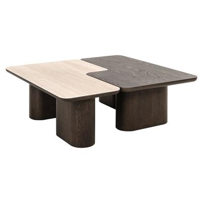 Salontafel Nando set van 2 (Bruin)