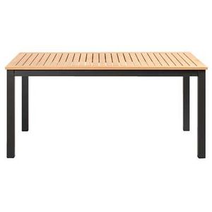 Le Sud dining loungetafel Ardeche - naturel/zwart - 140x65x80 cm - Leen Bakker