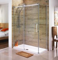 Douchecabine SaniClear Supreme | 110x100x200 cm | 1 Schuifdeur | Chroom
