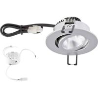 EVN PC20D91527 EVN Lichttechnik LED-inbouwlamp LED LED vast ingebouwd 8.4 W Chroom