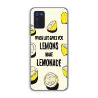 Lemonade: Samsung Galaxy A03s Transparant Hoesje
