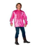 Ruche blouse pink